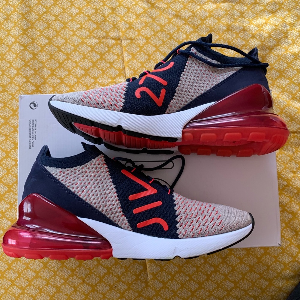 Air Max 270 Fly Knit Sneakers — Women’s 7.5